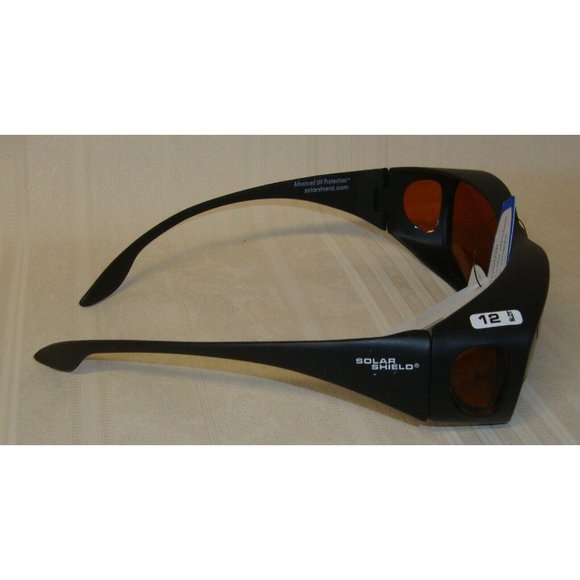 Solar Shield Beyond Blue Fits Over Sunglasses  #25302 Size M/L Lot of 2 Glasses - Picture 5 of 9